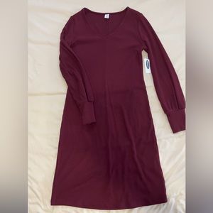 Old Navy Knit Dress Women’s XS Maroon